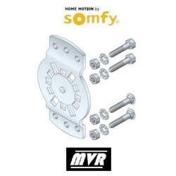 Support moteur Somfy LT50 - LT60 CSI - entraxe 40 a 45mm