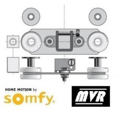 Support embout moteur Somfy Anti-vibratoire