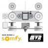 Support embout moteur Somfy Anti-vibratoire