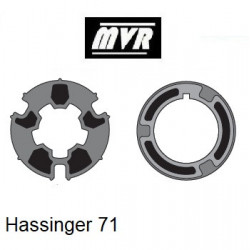 Bagues Hassinger 71 moteur Simu T5 - Dmi5