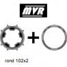 Bagues Rond 102x2 moteur Simu T6 - Dmi6