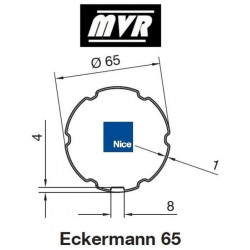 Bagues Eckermann 65 - moteur Nice Era M - Era MH