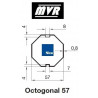 Bagues Octogonal 57 - moteur Nice Era M - Era MH
