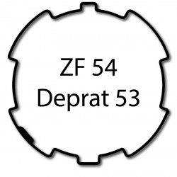 Bagues ZF 54 moteur volet roulant Simu T5-T6 - Somfy LT50-LT60