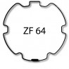 Bagues ZF 64 pour moteur Simu T5-T6 - Somfy LT50-LT60