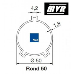 Bague Rond 50x1.8 moteur Nice Era M - Era MH - Roue