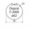 Bagues Deprat 62 moteur Gaposa XQ50 - Volet roulant