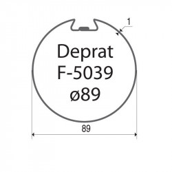 Bagues Deprat 89 moteur Gaposa XQ50 - Volet roulant