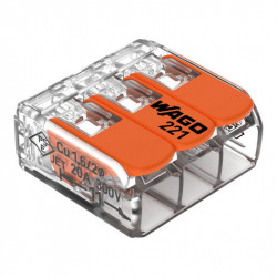 Borne de connexion Wago 221-413 – 3 fils
