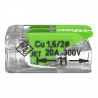 Borne de connexion Green Wago 221-422 - 2 fils