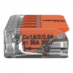 Borne de connexion Wago 221-615