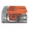 Borne de connexion Wago 221-615