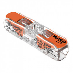 Borne de connexion Wago 221-2411 – 2 fils