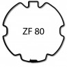 Bagues d'adaptations Becker L ZF80 pour moteur Becker L 58mm