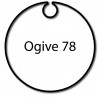 Bagues adaptation Ogive 78 moteur AOK AM45 - Volet roulant