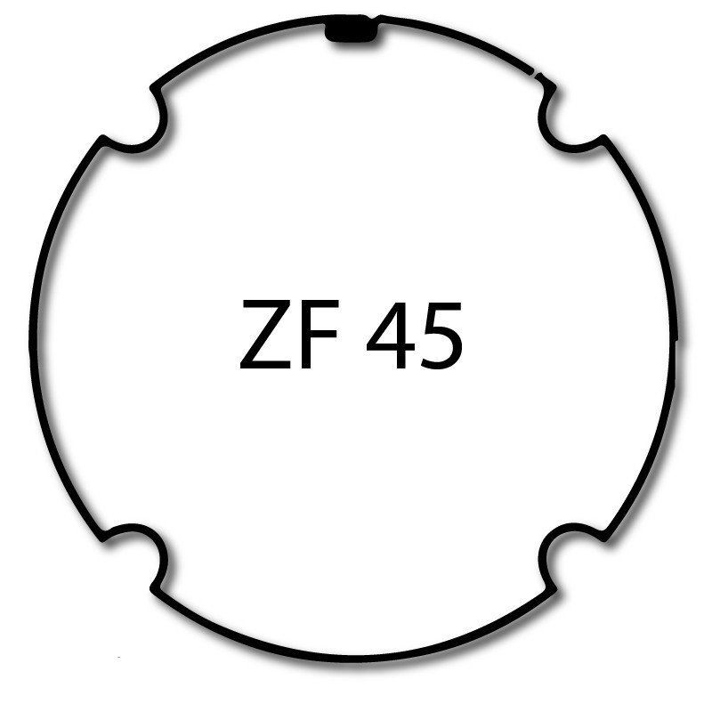 Bagues adaptation ZF 45 moteur AOK AM35 - Volet roulant