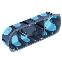 Boite d’encastrement Debflex Stop Air Ø67 P40 – 3 postes