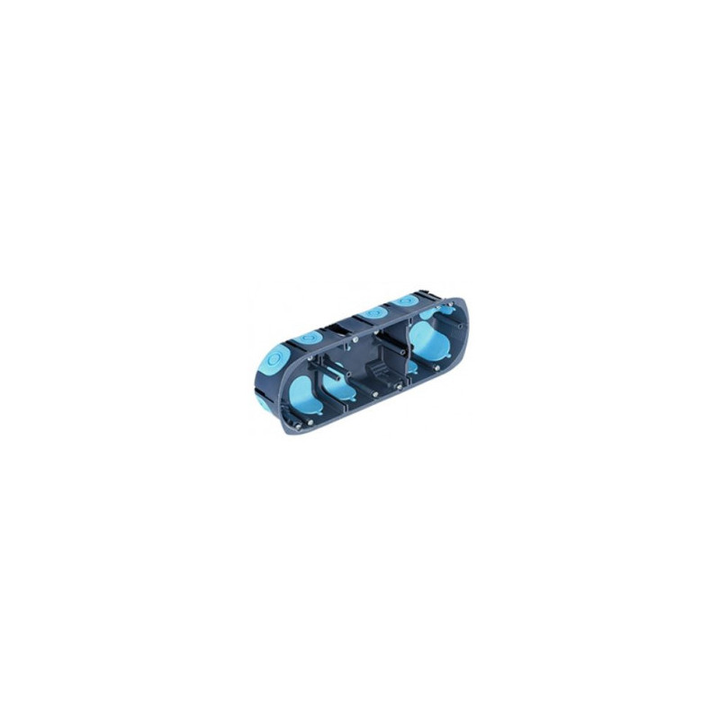 Boite d’encastrement Debflex Stop Air Ø67 P40 – 3 postes