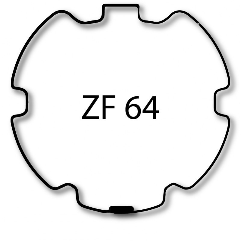 Bagues ZF 64 moteur Delta Dore - Volet roulant