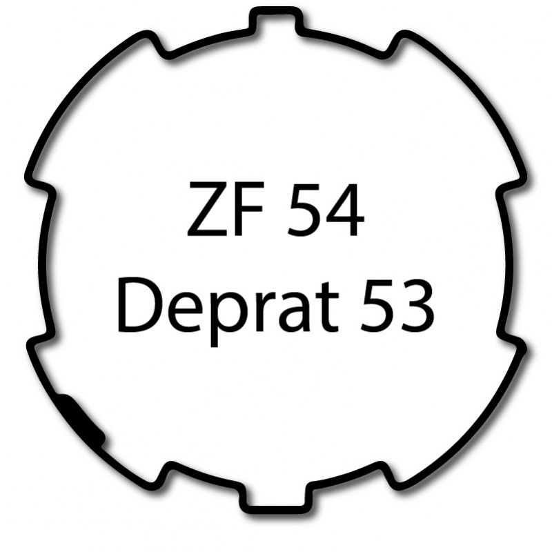 Bagues ZF 54 moteur Delta Dore - Volet roulant