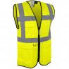 Gilet Haute Visibilité multi-poches Singer GARA-XL - Jaune