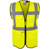 Gilet Haute Visibilité multi-poches Singer GARA-XL - Jaune