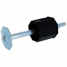 Embout telescopique volet roulant - tube octogonal 60