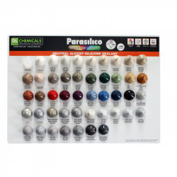 Nuancier silicone Parasilico Prestige - 46 teintes - DL Chemicals 105152