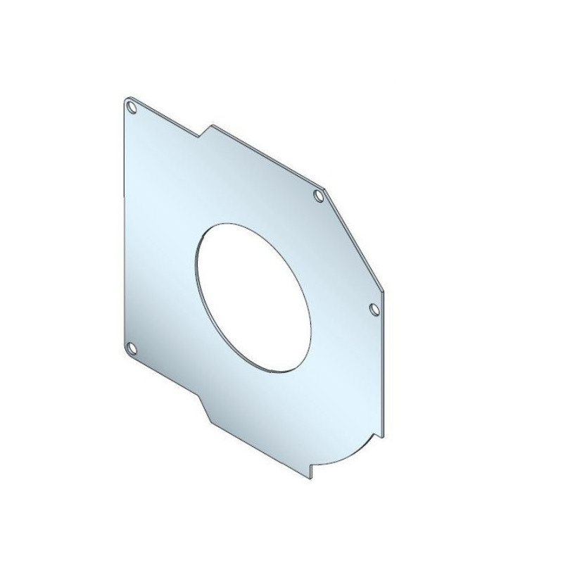 Contreplaque pour flasque volet roulant  45°- 137 mm