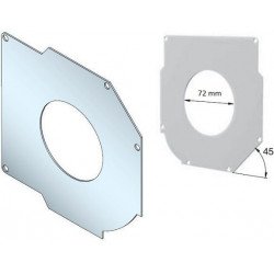Contreplaque pour flasque volet roulant  45°- 137mm