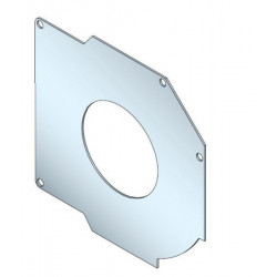 Contreplaque pour flasque volet roulant  45°- 125 mm