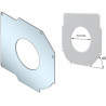 Contreplaque pour flasque volet roulant  45°- 125 mm