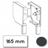 Flasque volet roulant aluminium 45° - 180 mm - Gris Anthracite