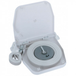 Enrouleur à sangle pour volet roulant - blanc - 15 mm – 5,00 m