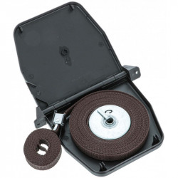 Enrouleur à sangle pour volet roulant -brun - 15 mm – 7,00 m