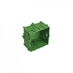 Boîte d'encastrement Debflex Maçonnerie 75x75x40 mm - 1 poste