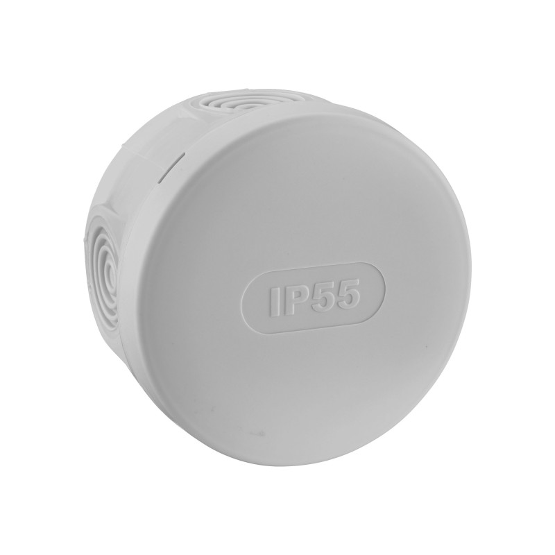 Boîte de dérivation étanche Debflex IP55 grise Ø85 P50