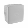Boîte de dérivation étanche Debflex IP55 grise 115x115x55 mm