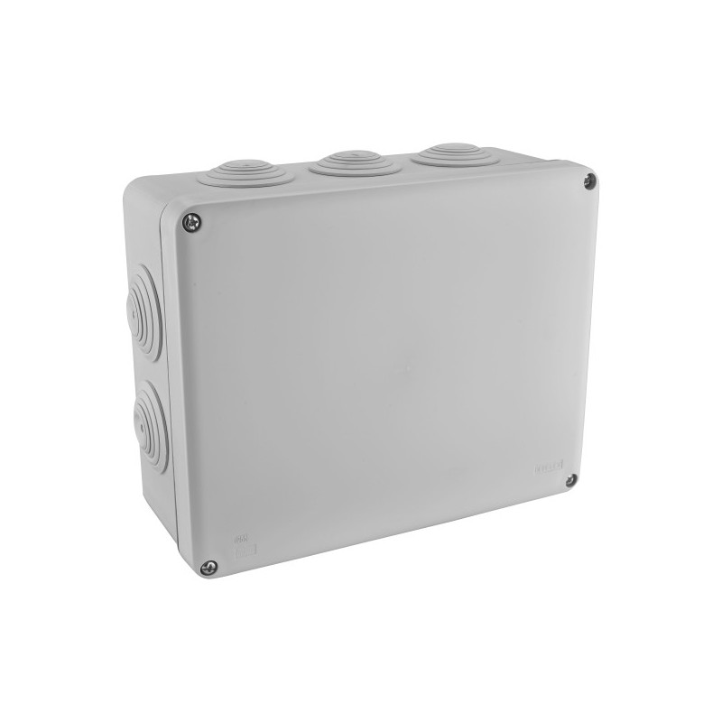 Boîte de dérivation étanche Debflex IP55 grise 215x175x80 mm