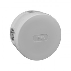 Boîte de dérivation étanche Debflex IP66 grise Ø85 P50