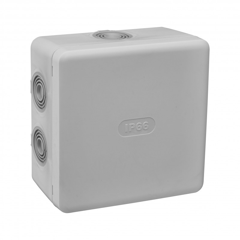 Boîte de dérivation étanche Debflex IP66 grise 115x115x60 mm