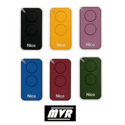 Pack famille de 6 telecommandes Nice Era inti - 2 canaux - 6 couleurs