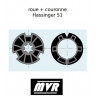 Bagues adaptation moteur Somfy LS40 - Hassinger 51