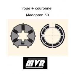 Bagues adaptation moteur Somfy LS40 - Madopron 50