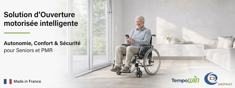 Motoriser une baie coulissante pour personnes à mobilité réduite : autonomie et confort