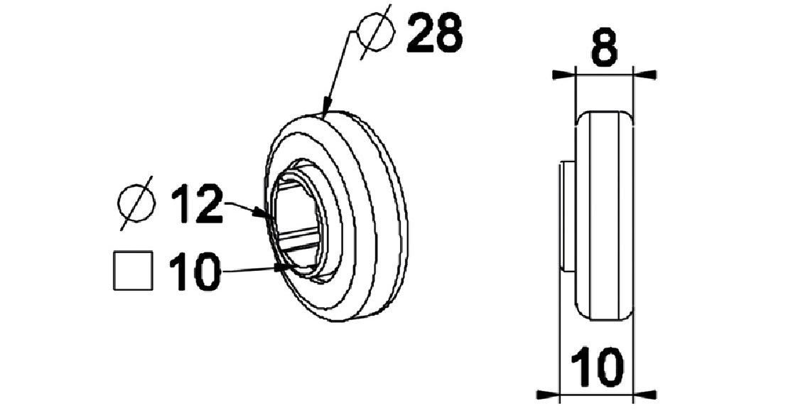 ZF B134 Dimensions