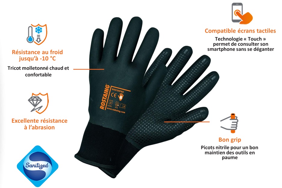 Gant de protection Rostaing WINTERPRO