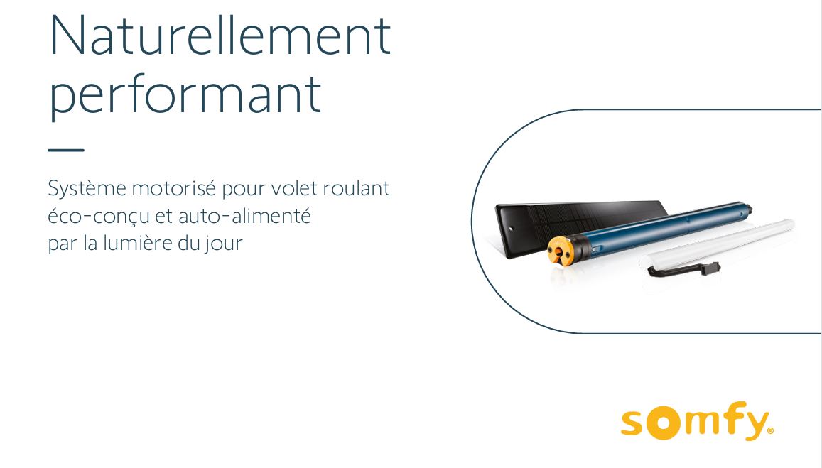 Moteur Somfy Solaire