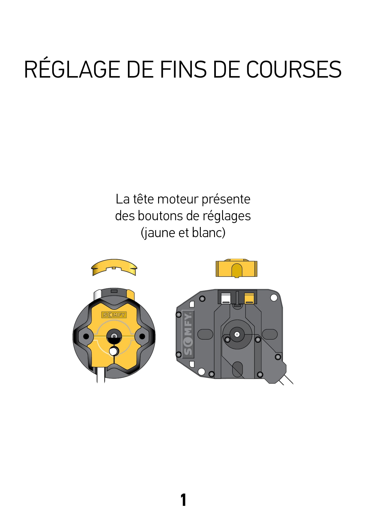 Notice réglage boutons Somfy