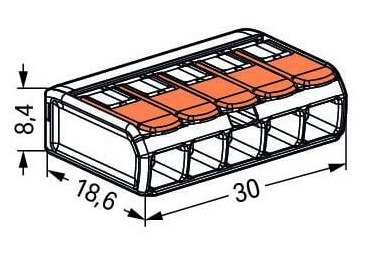 Dimensions Wago 221-415